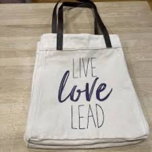 Market Tote - (Live, Love, Lead)